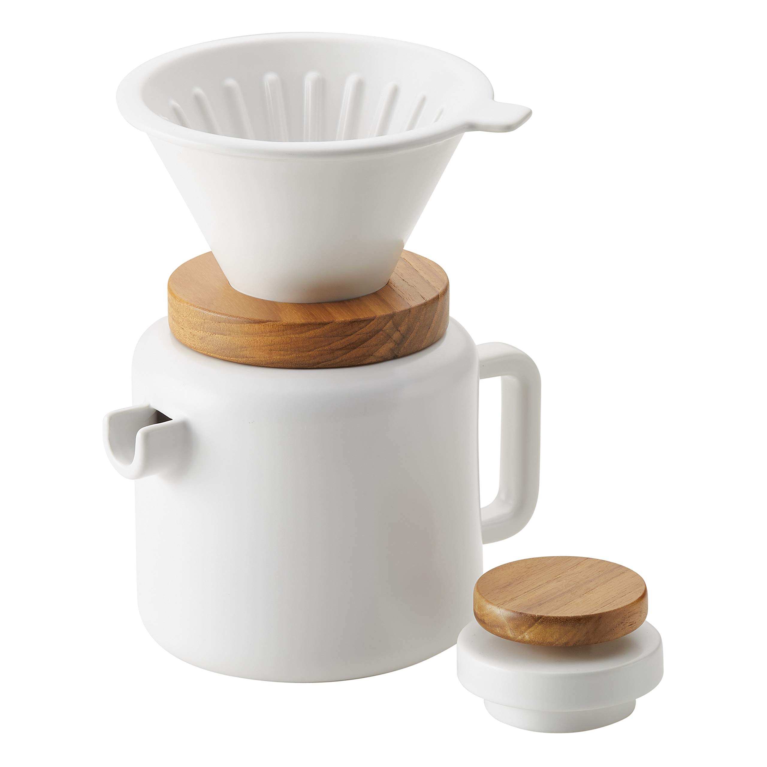 Amazon.com: BonJour 47955 4-Cup Pour Set Stoneware Coffee Maker